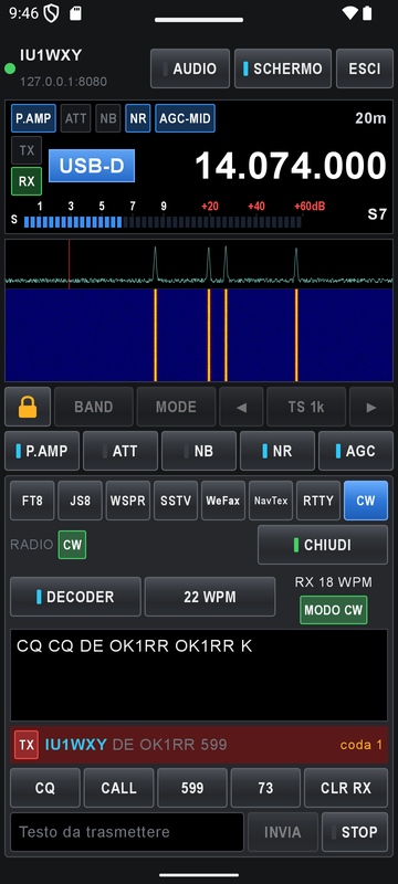 CW with macros